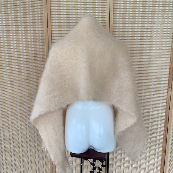 JAEGER MOHAIR Scarf Wrap Shawl Made in Great Britain - Picture 8 of 15